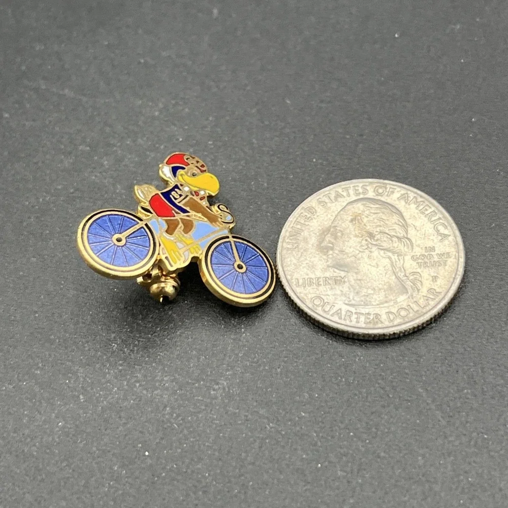1984 Los Angeles Olympics Sam The Eagle Cycling‎ Event Lapel Hat Pin